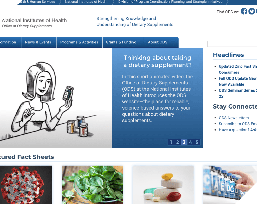 Nutrition for Law Enforcement Personnel Supplemental Regulation & Side